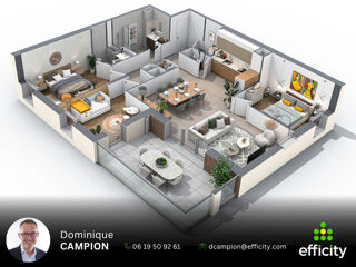  Appartement � vendre 4 pi�ces 87 m�