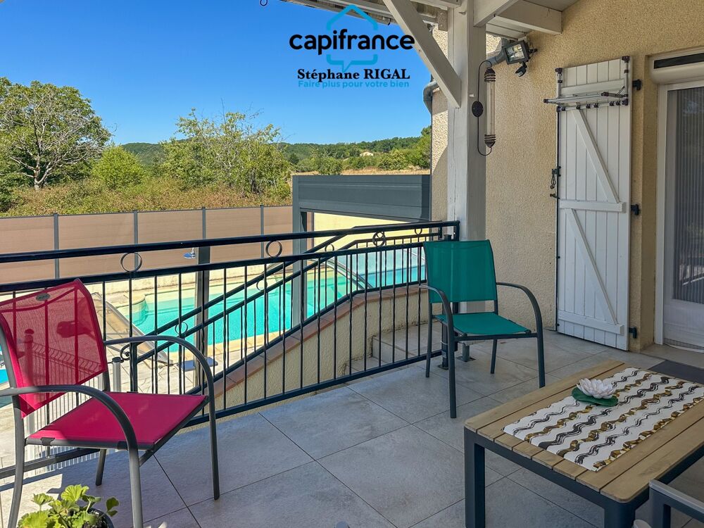 Maison en pierre à vendre 6 pièces FUMEL (47) de 120m2 environ avec piscine et garage