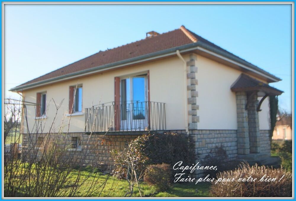 Vente Maison Dpt Sane et Loire (71),  vendre proche de LA CLAYETTE maison P4 - 80m - 3 chambres - S/Sol complet - terrain 1006 m La clayette