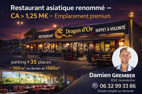 ? Restaurant asiatique rentable � CA > 1,25 M� � Exploit&eacute; depuis 2015 - Secteur B&eacute;ziers 659000 34500 Beziers