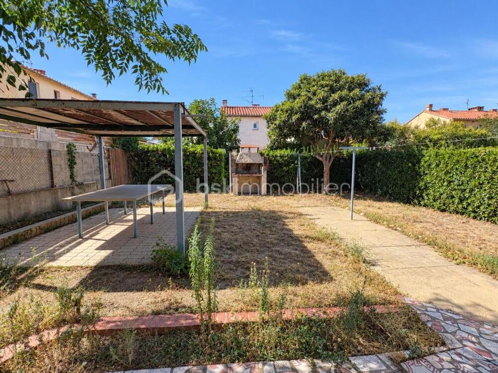 Vente Maison Bages (66) – Maison 3 faces, 3 chambres, jardin et garage Bages