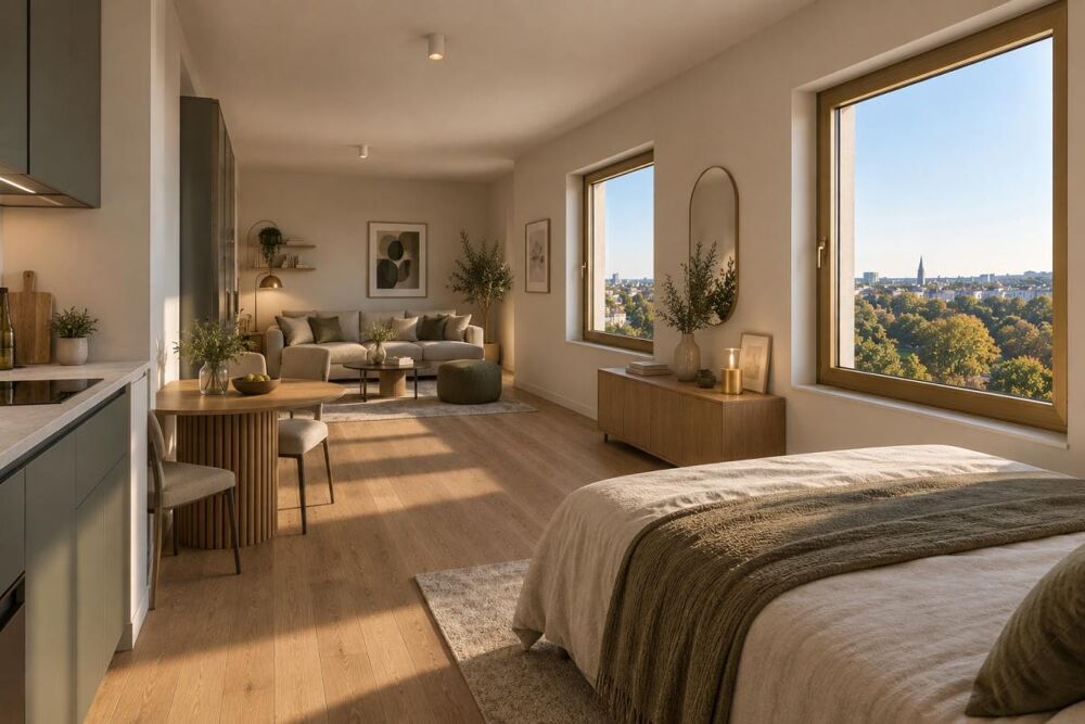 Vente Appartement Studio dernier étage avec vue - Bordeaux Centre Bordeaux