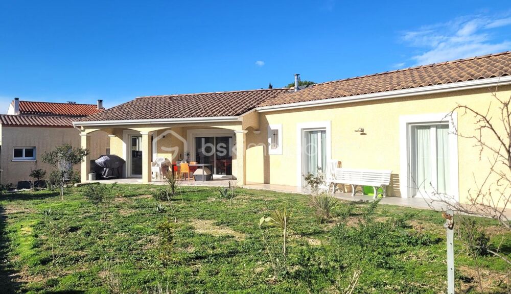 Vente Villa RARE SUR SALLES-D'AUDE - VILLA DE PLAIN PIED DE 115 M² - 4 FACES - TYPE 5 - 4 CHAMBRES - GARAGE INDEPENDANT - PARCELLE DE 815 M² Salles d aude