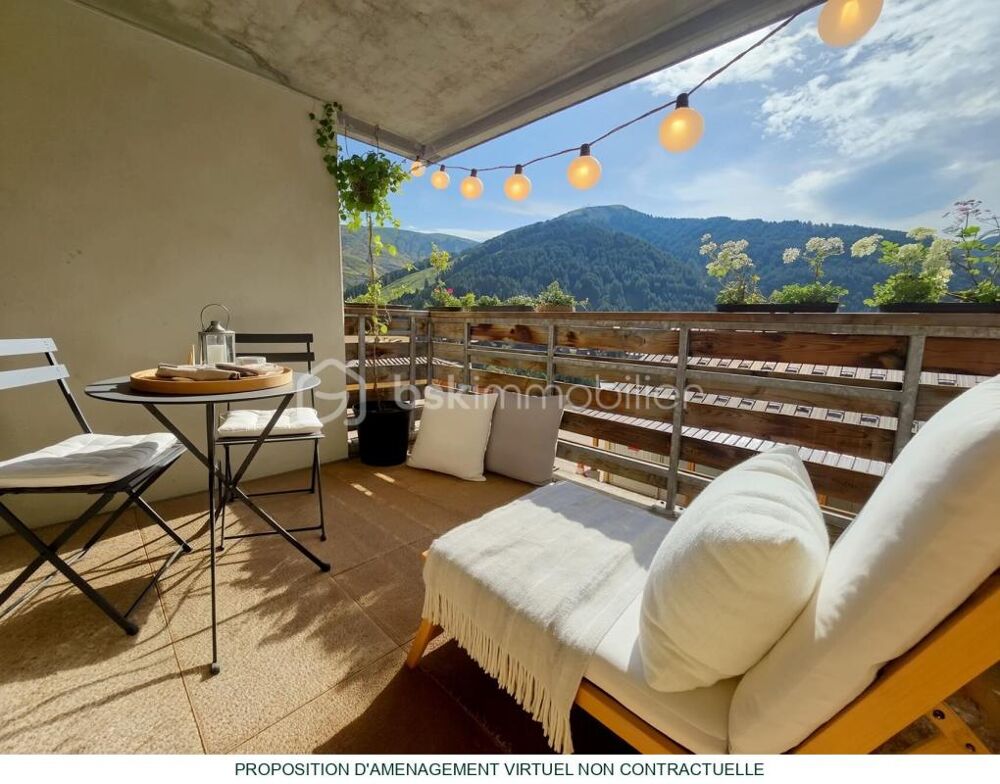 LA FOUX D'ALLOS : STUDIO 4 COUCHAGES + PLACE DE PARKING EXTERIEURE