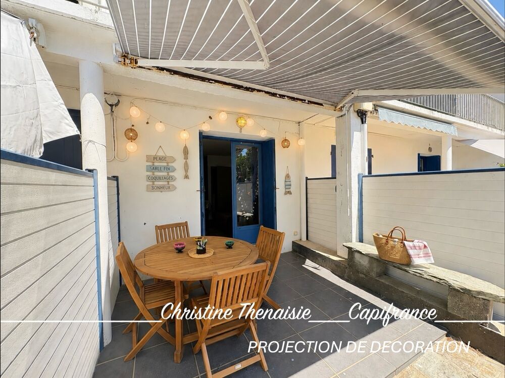 Appartement DUPLEX au coeur de Croix de Vie 2 pièces avec Terrasse et emplacement parking à 150 m. de la gare SAINT GILLES CROIX