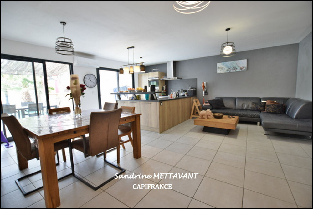 Villa contemporaine de plain pied, 6PC, à vendre SAINT THIBERY (34)