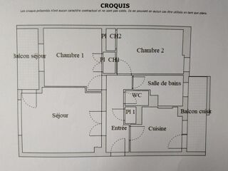  Appartement � vendre 3 pi�ces 54 m�