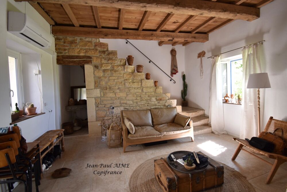 Vente Maison ISSIRAC – MAISON DE VILLAGE T3 EN PIERRE AVEC TOIT-TERRASSE ET VUE – DÉPENDANCES EN OPTION Issirac