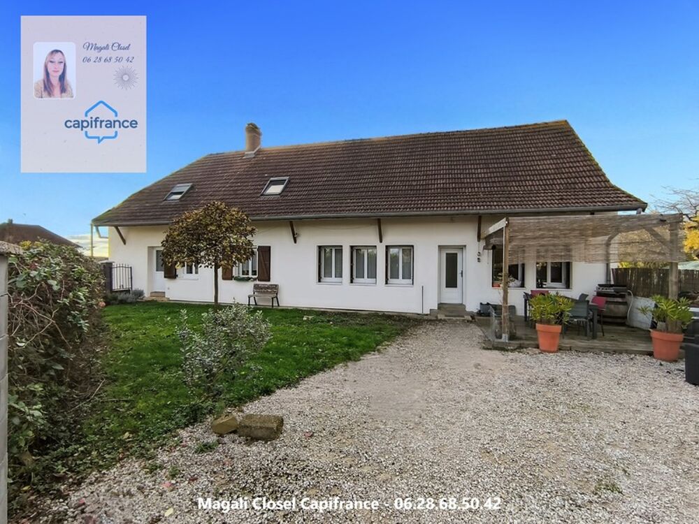 Maison familiale rénovée  8 pièces  proche Pierre-de-Bresse