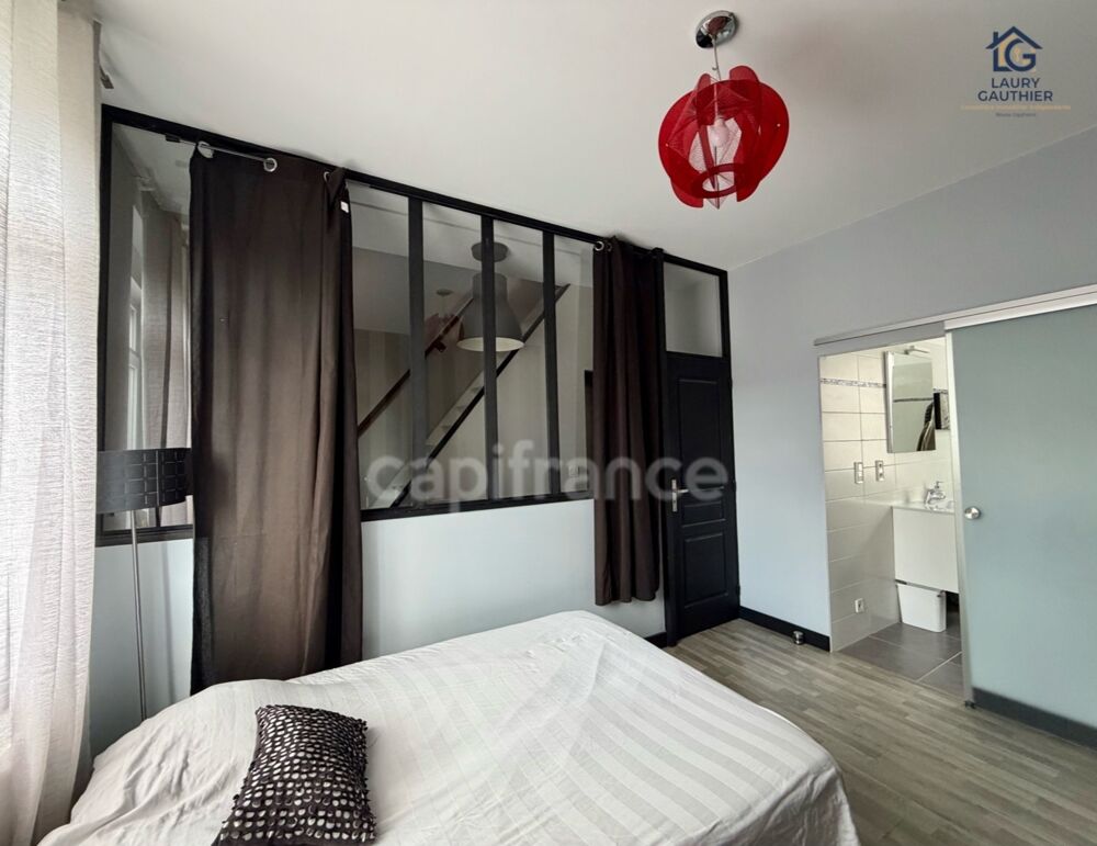 Vente Maison Coup de cœur à Comines – Maison 1930, 2 chambres, bureau, cour sans vis-à-vis, aucun travaux Comines