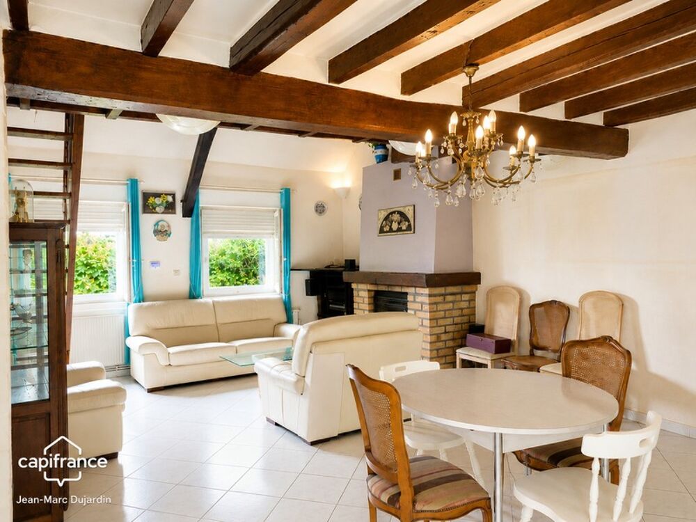 BOUVIGNIES: Maison individuelle 115 m² à la campagne, jardin clos et belle pièce de vie
