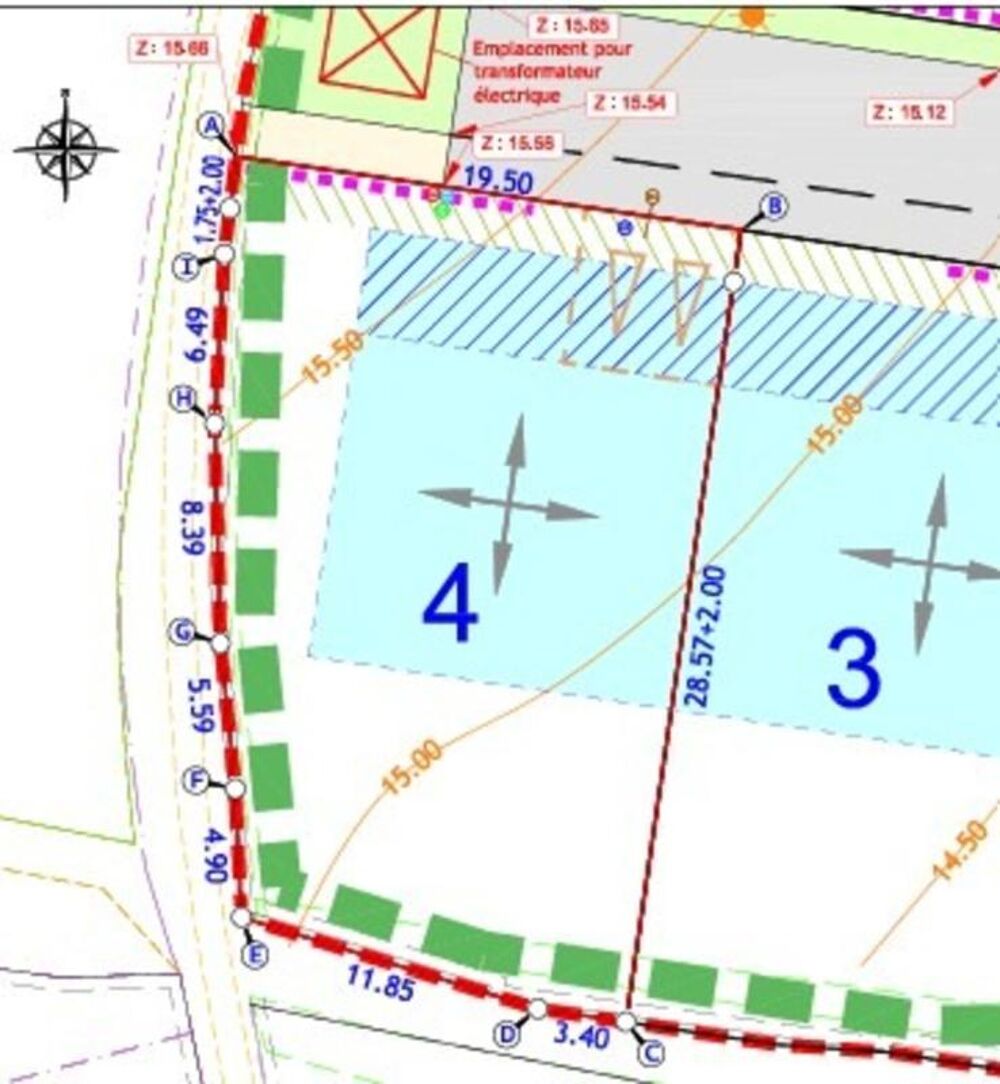 Vente Terrain Terrain 530m2 - bourg de st philibert Saint philibert