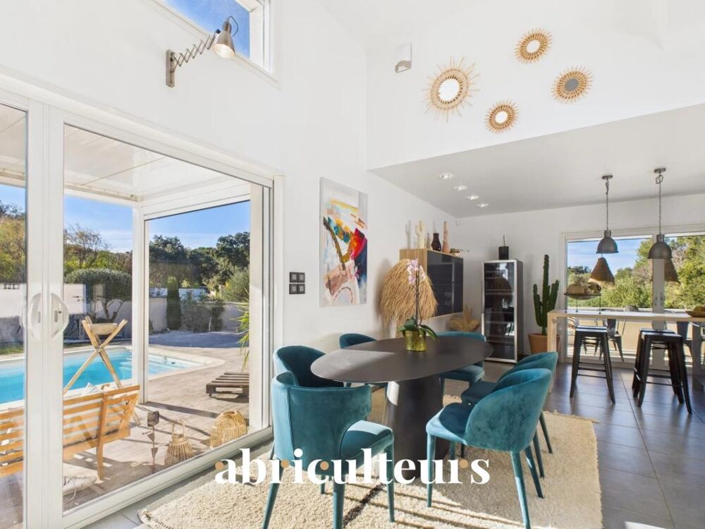 Vente Maison Villa contemporaine d'exception avec piscine chauffée en vente à 3 km de Calvisson (30114) Calvisson