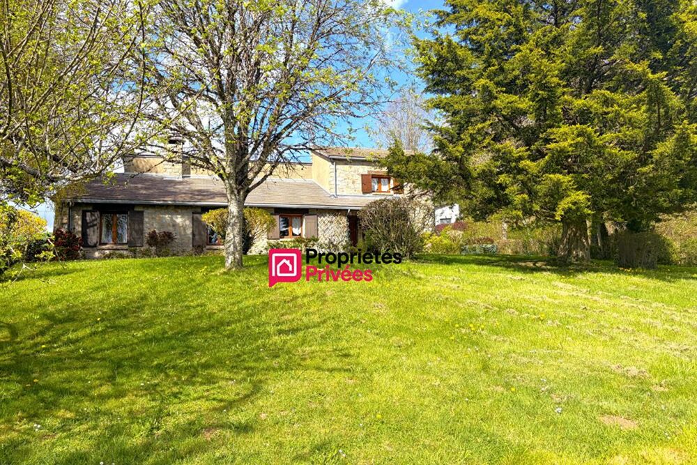Maison T6 de caractère en pierre proche de Manzat 63410 de 164m² . Terrain 3040m² à vendre