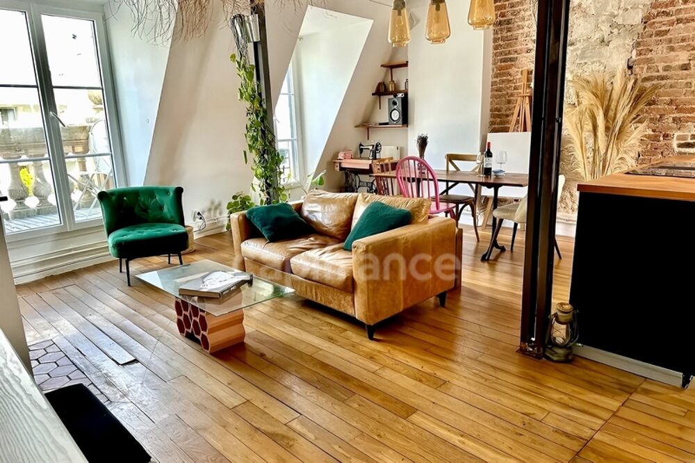 Location Appartement Appartement à louer 3 pièces PARIS 20EME ARRONDISSEMENT (75) en excellent état avec balcon au 6eme étage Paris 20