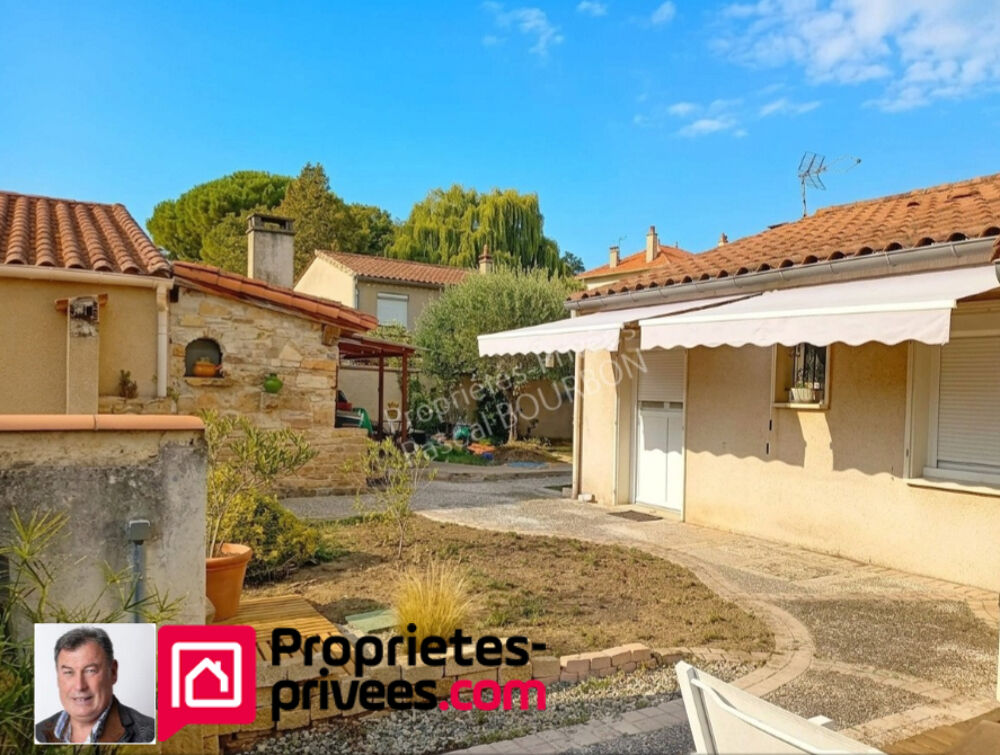Vente Maison Maison Limoux Plain pied 5 pièces 3 CH de114 m2 jardin garage cave Limoux