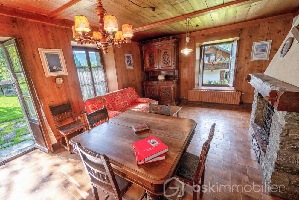 Chalet vue Mont-Blanc, vallée de Chamonix