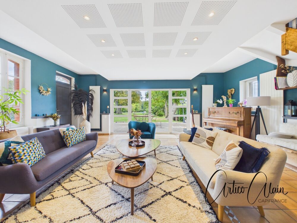 Maison bourgeoise XIX?  331 m²  appartement indépendant  piscine