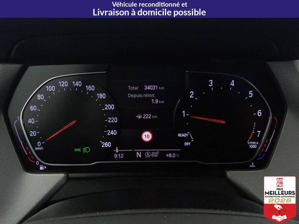 S&eacute;rie 1 116i 109 +GPS +PDC AV/AR 2022 occasion 10150 Lavau