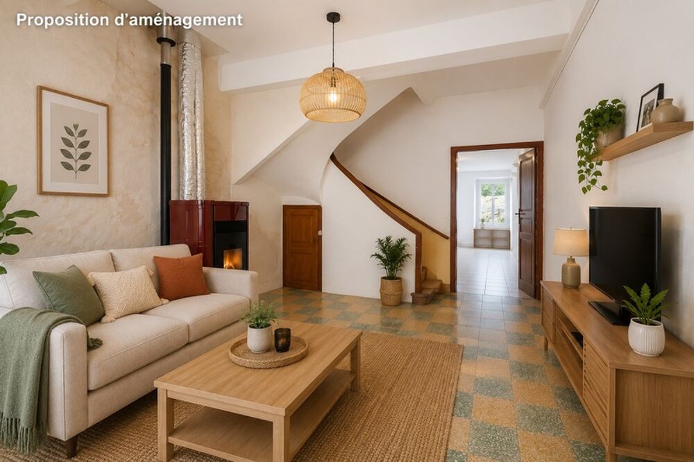 Vente Maison Maison de village 95 m² – 5 pièces – 4 chambres – Terrasse – Saint-Chinian Saint chinian