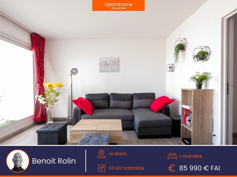Appartement 2 pièces 53 m² · à Le Mans · 53 m² · 85 990 €