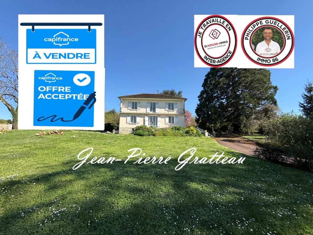 Vente Maison Dept de Vienne (86) Maison de caractère à vendre type 5 pièces CHATELLERAULT (86) Chatellerault