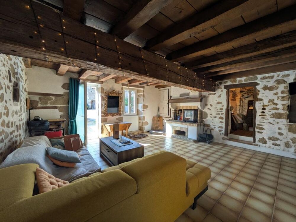 MAISON EN PIERRE AVEC FORT POTENTIEL - 173m -3 CHAMBRES +2 MEZZANINES