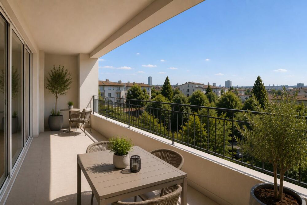 Vente Appartement T3 VILLEURBANNE 68m²  - TERRASSE -  SÉJOUR OUVERT Villeurbanne