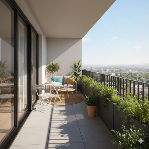   T3 lumineux avec balcon plein SUD� en �tage avec Parking Appartement - 3 pi�ce(s) - 66 m�