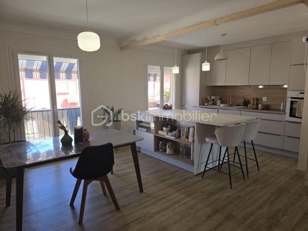 Appartement T3 80m² Rénové  Cave + Garage