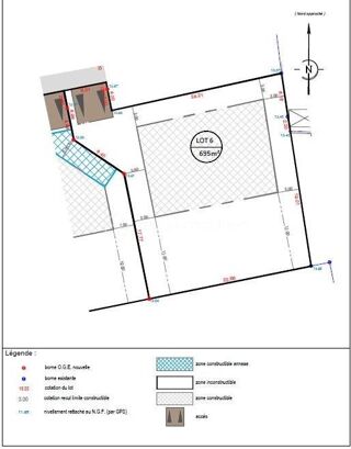  Terrain � vendre 695 m�