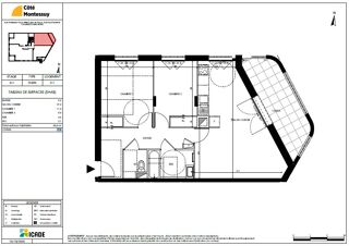 Appartement � vendre 3 pi�ces 65 m�