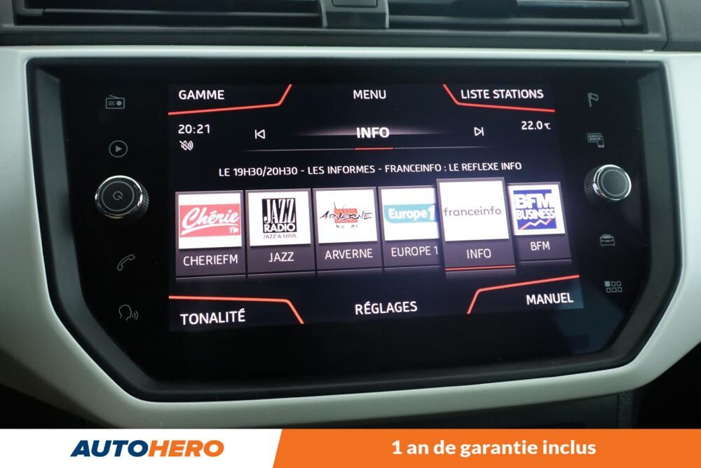 Arona 1.0 EcoTSI Xcellence DSG7 115 ch 2019 occasion 92130 Issy-les-Moulineaux