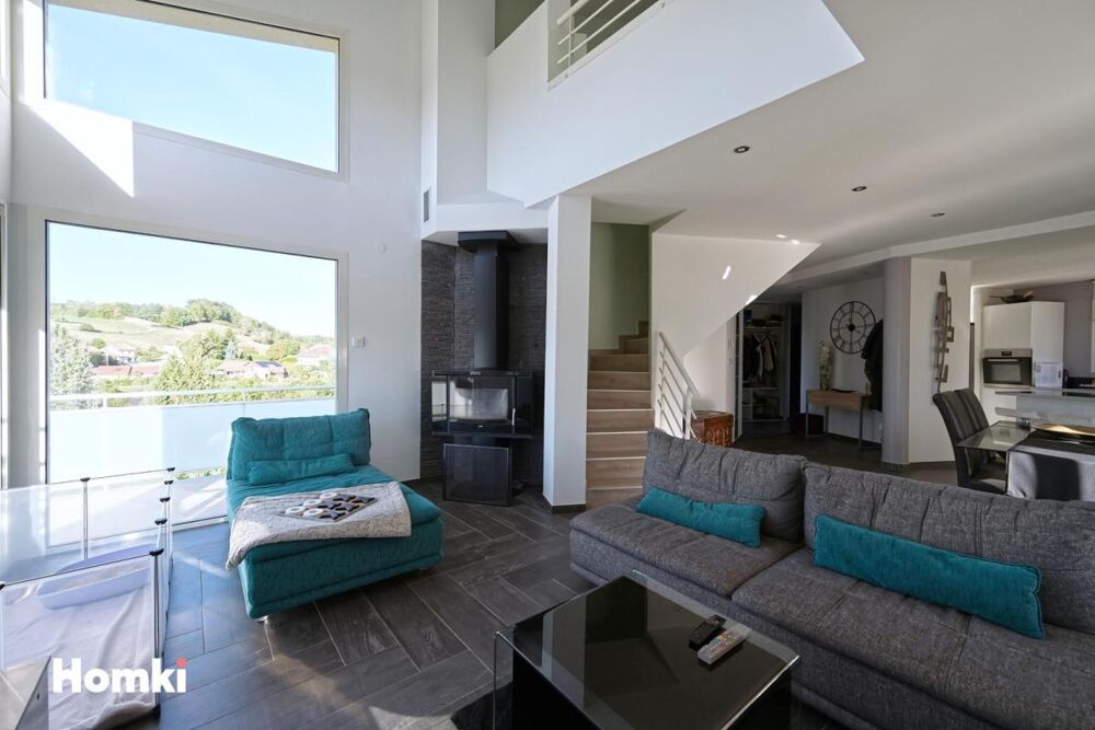 Vente Maison Bilieu – Maison d'architecte avec vue dominante, volumes exceptionnels et cadre privilégié Bilieu