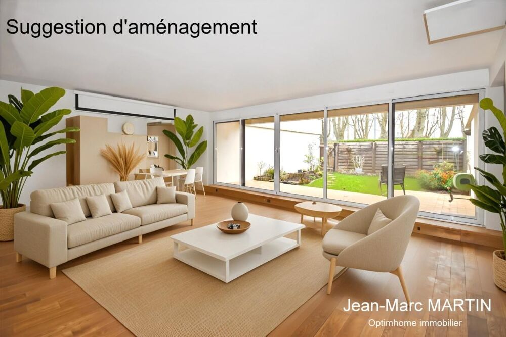Villeneuve-dAscq  Appartement 107 m² avec rez-de-jardin privatif fermé et sécurisé  Résidence de standing  Chaîne des Lacs à