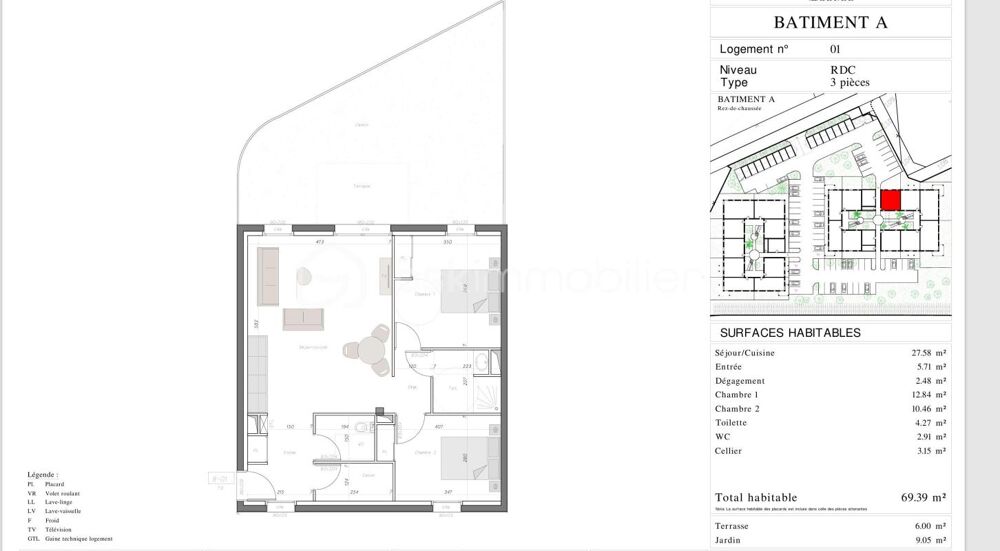 Vente Appartement Appartement en plateau !! Aressy