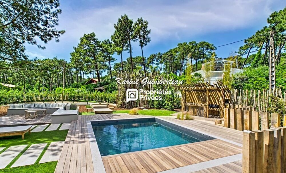 Le Canon/ Piraillan : Villa avec piscine - 6 chambres