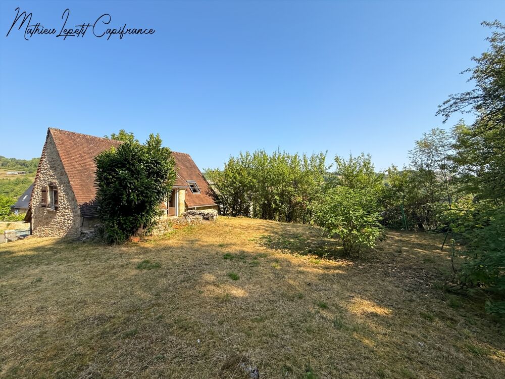 Vente Maison Maison en pierre apparente à vendre 3 pièces LA BACHELLERIE (24)  72 m² – 2 chambres – terrain 1744 M² La bachellerie