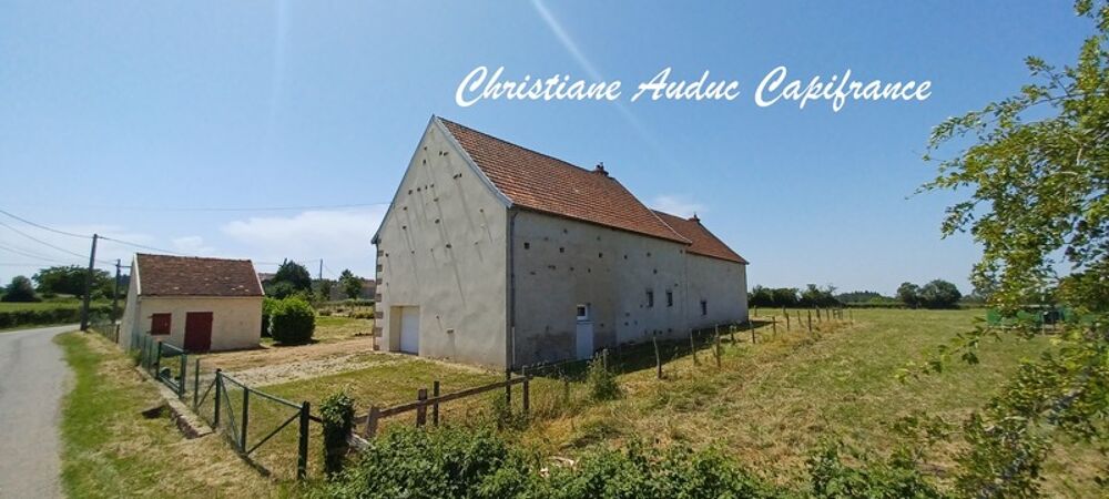 Vente Maison 5 minutes de Génelard, au calme, maison en pierre, de plain-pied, rénovée en 2025, de 118.50 m², 135 m² de grenier aménageable, Martigny le comte