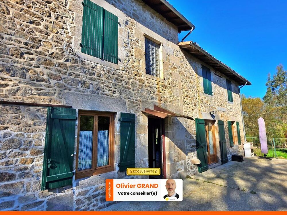 Vente Maison Grande maison familiale en Pierre avec Jardin - Piscine et Ruisseau- Proche saint-Junien Oradour sur glane