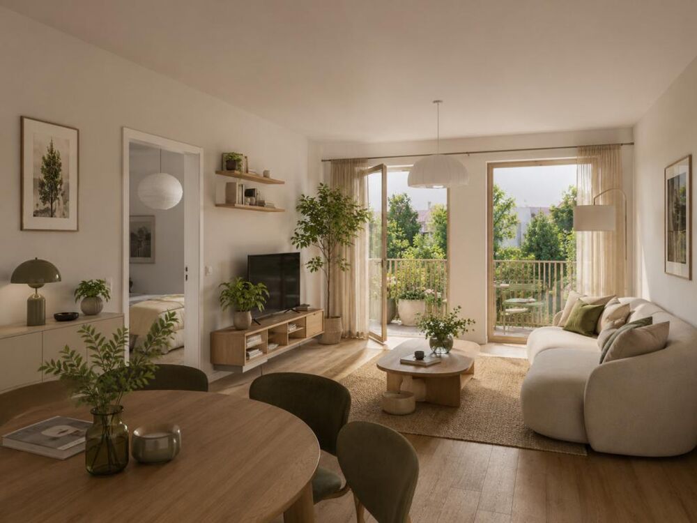 Vente Appartement NOUVEAUTÉ 2 PIÈCES AVEC BALCON PROCHE COMMERCES ET TRANSPORTS + PARKING Lognes