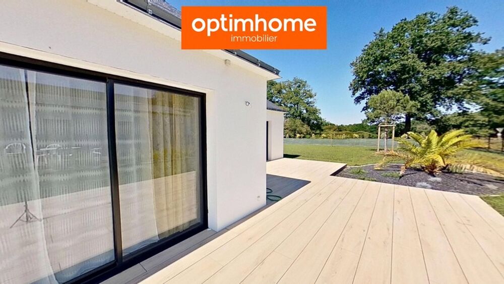 Maison contemporaine de plain-pied de 2024  135 m²  4 chambres  Terrain de plus de 1 500 m²  Redon