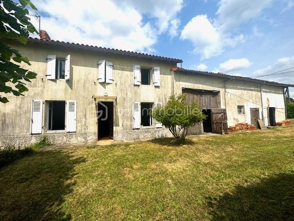Vente Maison Maison 87M² avec grange attenante et grand jardin – 4MIN de Sauzé Vaussais Sauze vaussais