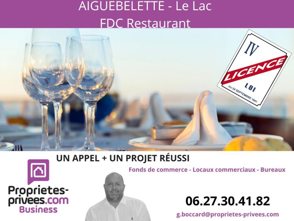   Aiguebelette Le Lac  - BAR, RESTAURANT 350 COUVERTS AVEC GRANDE TERRASSE , Emplacement N°1 