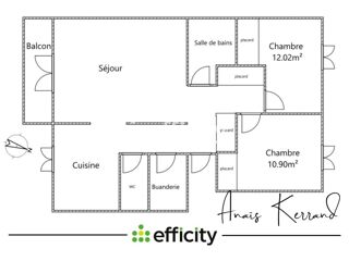  Appartement � vendre 3 pi�ces 66 m�