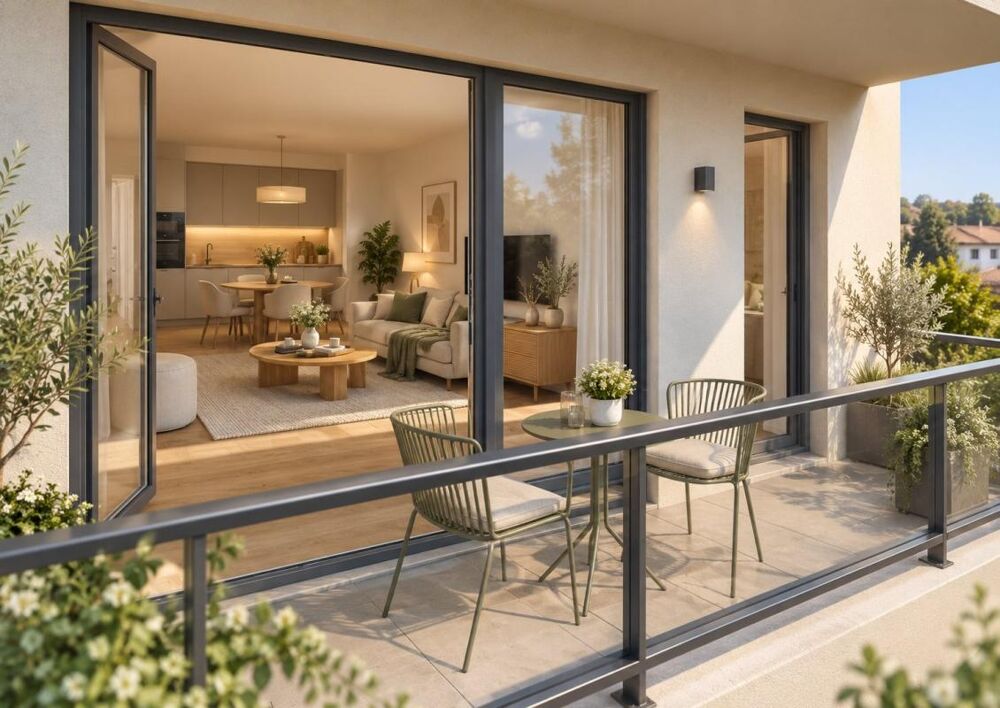 Vente Appartement 2 PIÈCES de 47m² + BALCON + PARKING - BEAUMONT Beaumont