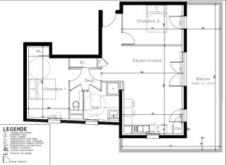  Appartement à louer 3 pièces 66 m²