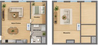  Appartement à vendre 2 pièces 57 m²