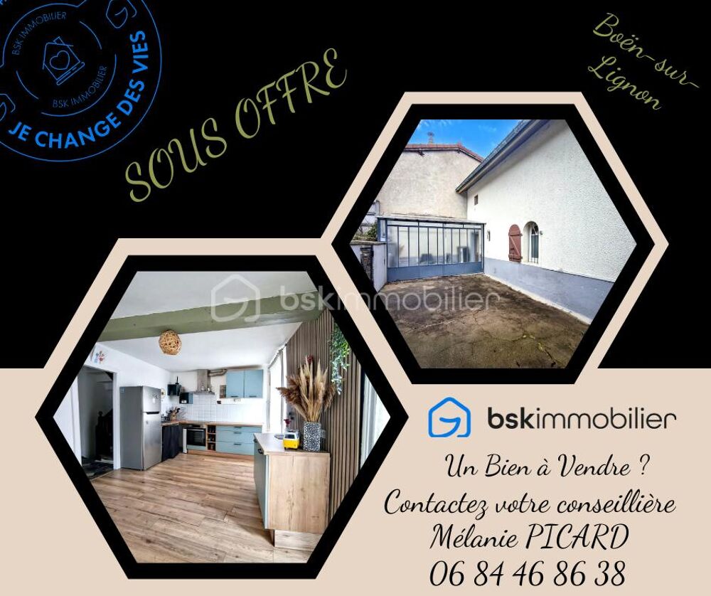 MAISON DE VILLE AVEC GARAGE ET TERRAIN  BOËN-SUR-LIGNON