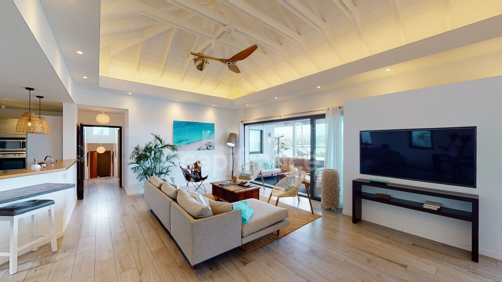 VILLA DE PRESTIGE À VENDRE 3 CHAMBRES AVEC VUE MER SUR GRAND CUL-DE-SAC, SAINT-BARTHÉLEMY (97133)